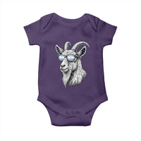 Cool Goat With Sunglasses Argentinian Flag Baby Onesie Argentina Soccer Football Game Day Supporter