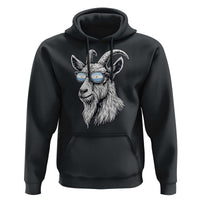 Cool Goat With Sunglasses Argentinian Flag Hoodie Argentina Soccer Football Game Day Supporter