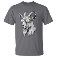 Cool Goat With Sunglasses Argentinian Flag T Shirt Argentina Soccer Football Game Day Supporter
