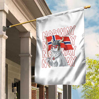 Norwegian Forest Cat Norway Flag Norge Pride Garden Flag