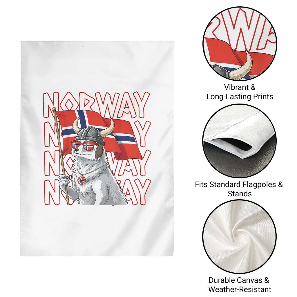 Norwegian Forest Cat Norway Flag Norge Pride Garden Flag