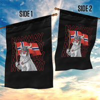 Norwegian Forest Cat Norway Flag Norge Pride Garden Flag