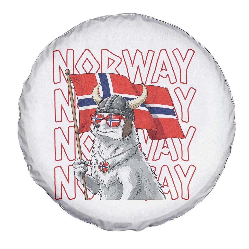 Norwegian Forest Cat Norway Flag Norge Pride Spare Tire Cover