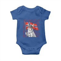 Norwegian Forest Cat Norway Flag Norge Pride Baby Onesie