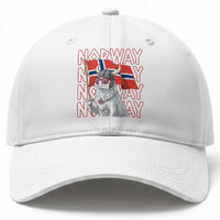 Norwegian Forest Cat Norway Flag Norge Pride Baseball Cap
