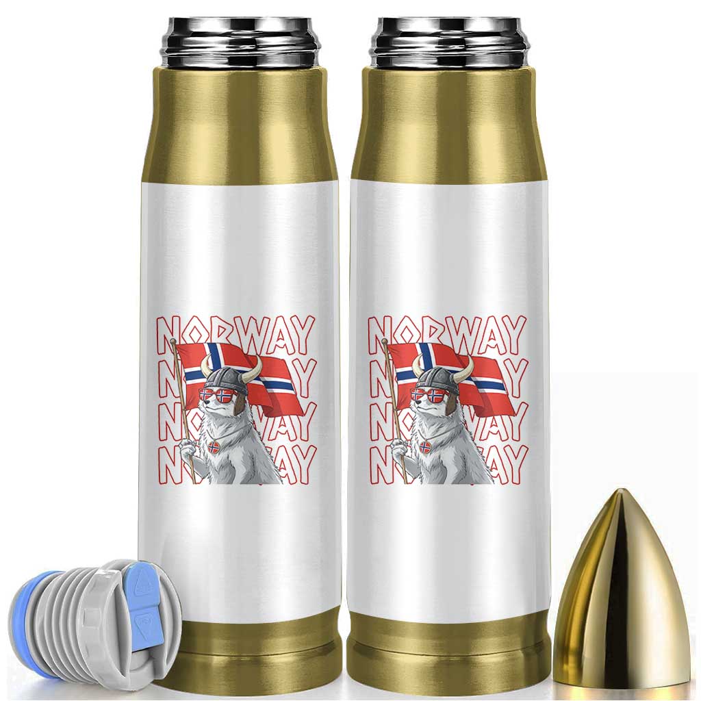 Norwegian Forest Cat Norway Flag Norge Pride Bullet Tumbler