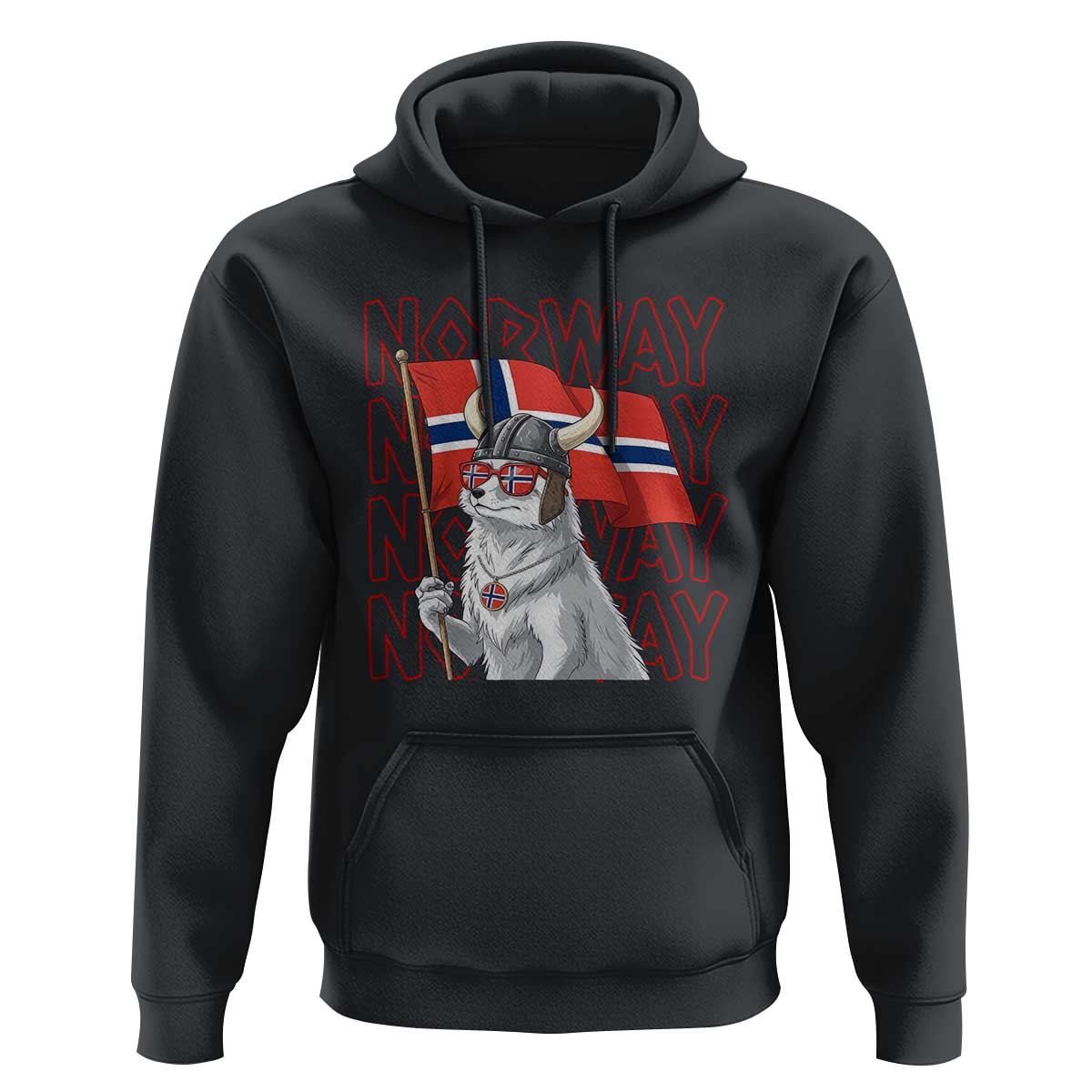 Norwegian Forest Cat Norway Flag Norge Pride Hoodie
