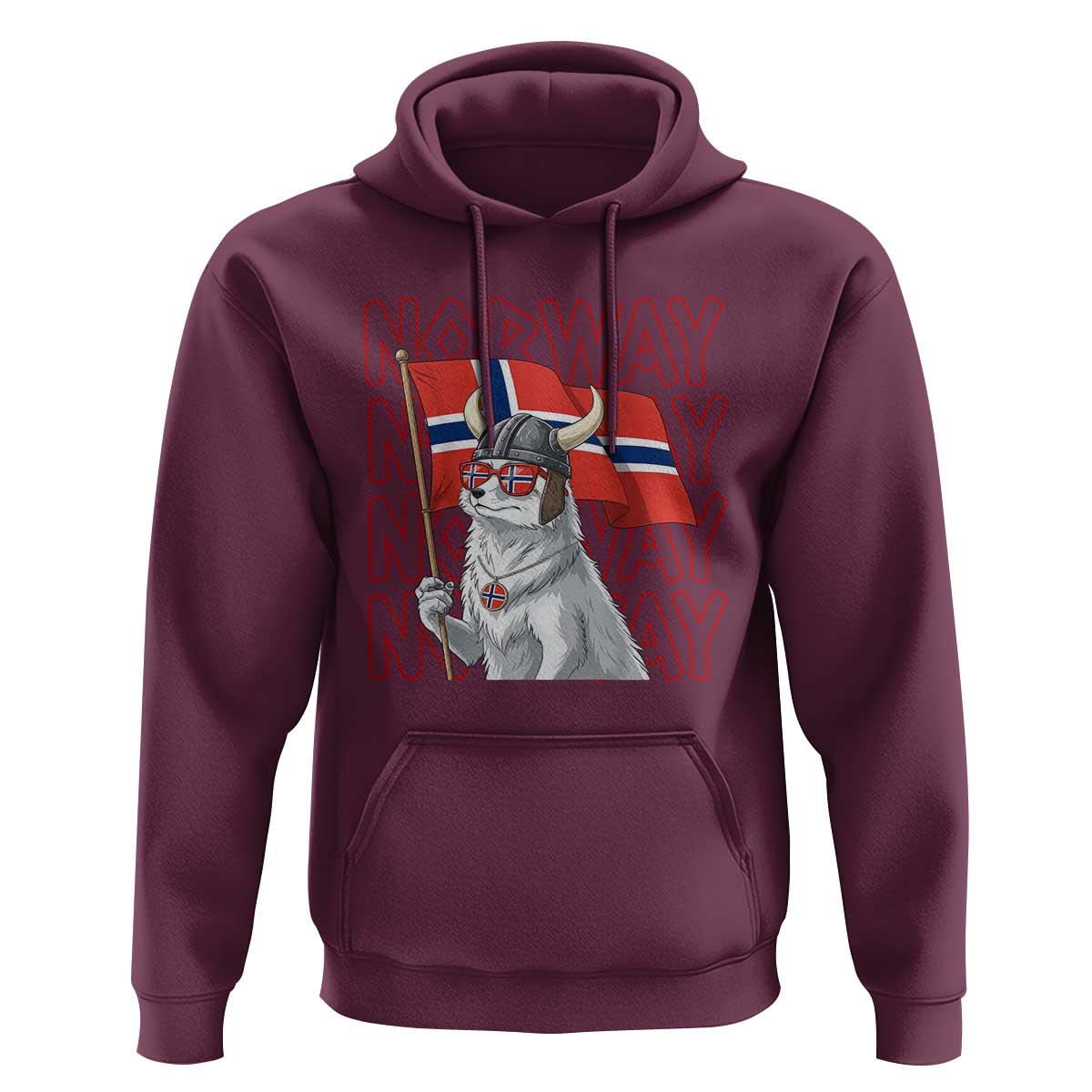 Norwegian Forest Cat Norway Flag Norge Pride Hoodie