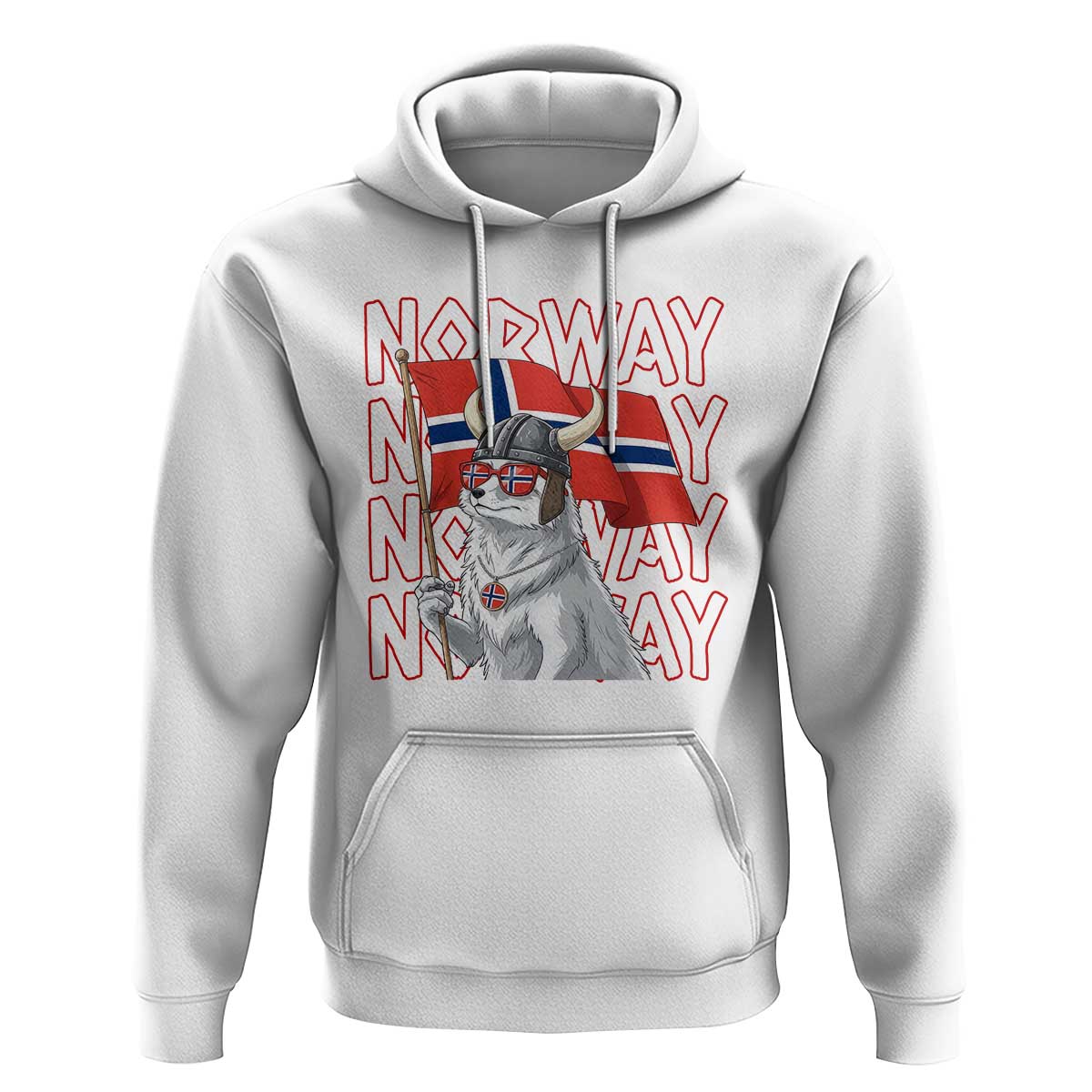 Norwegian Forest Cat Norway Flag Norge Pride Hoodie