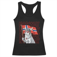 Norwegian Forest Cat Norway Flag Norge Pride Racerback Tank Top