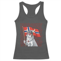 Norwegian Forest Cat Norway Flag Norge Pride Racerback Tank Top