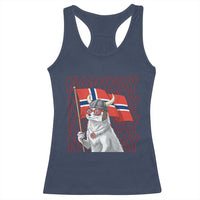 Norwegian Forest Cat Norway Flag Norge Pride Racerback Tank Top