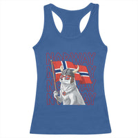 Norwegian Forest Cat Norway Flag Norge Pride Racerback Tank Top