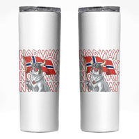 Norwegian Forest Cat Norway Flag Norge Pride Skinny Tumbler