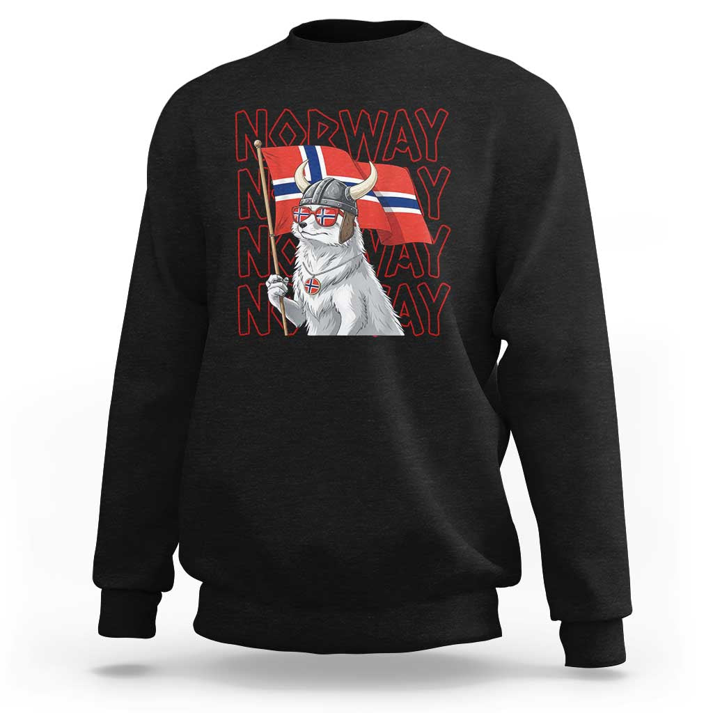 Norwegian Forest Cat Norway Flag Norge Pride Sweatshirt
