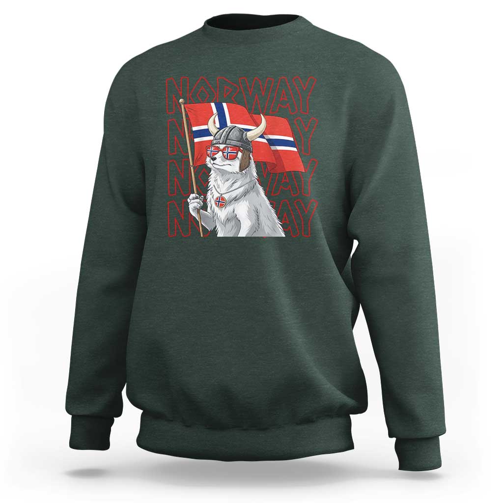Norwegian Forest Cat Norway Flag Norge Pride Sweatshirt