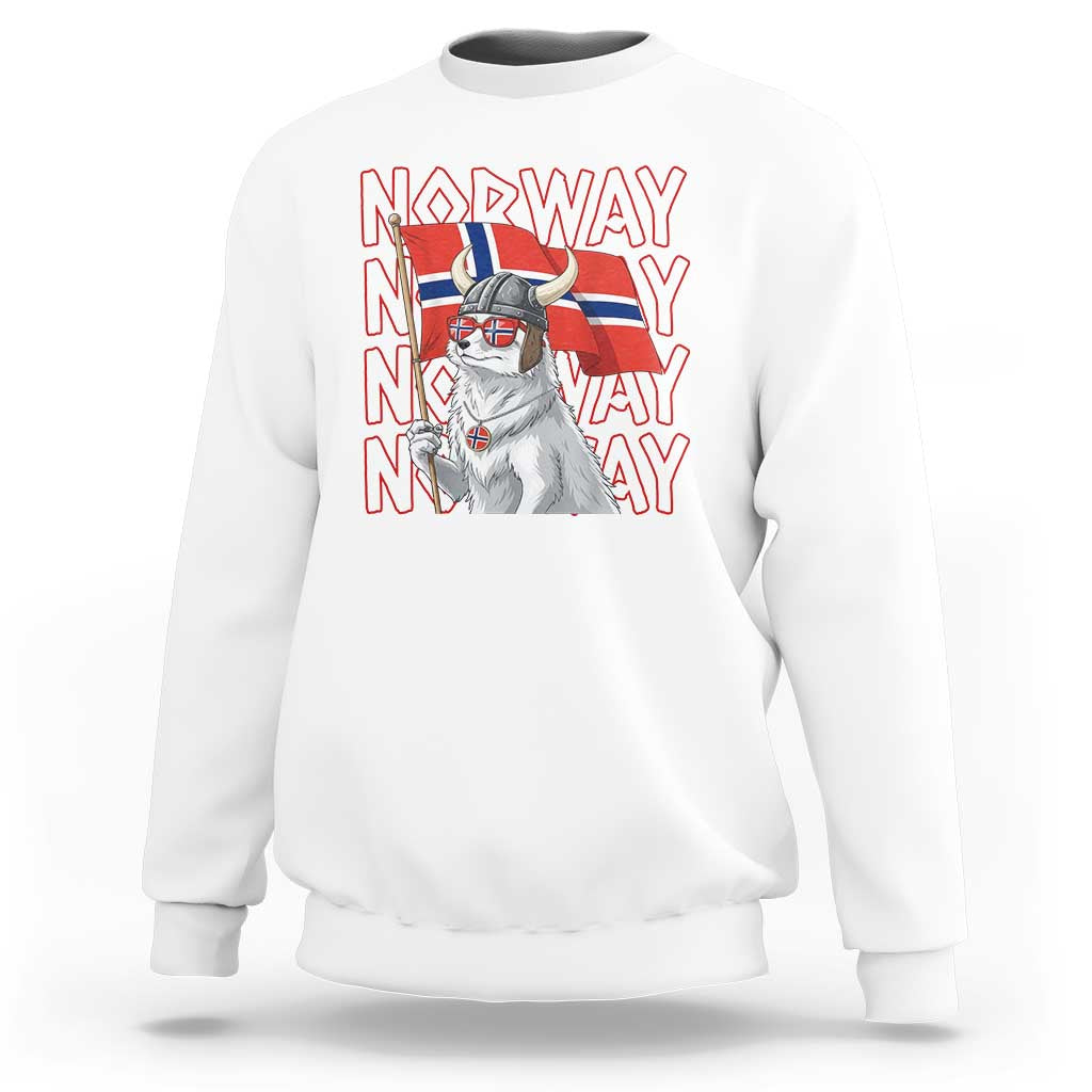 Norwegian Forest Cat Norway Flag Norge Pride Sweatshirt
