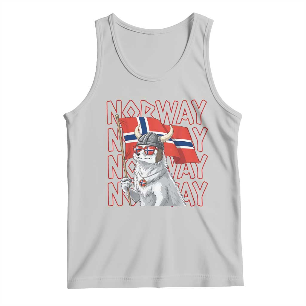 Norwegian Forest Cat Norway Flag Norge Pride Tank Top