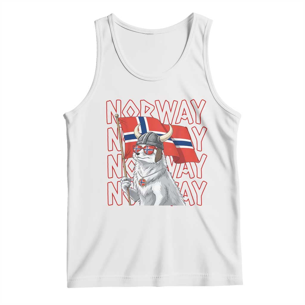 Norwegian Forest Cat Norway Flag Norge Pride Tank Top