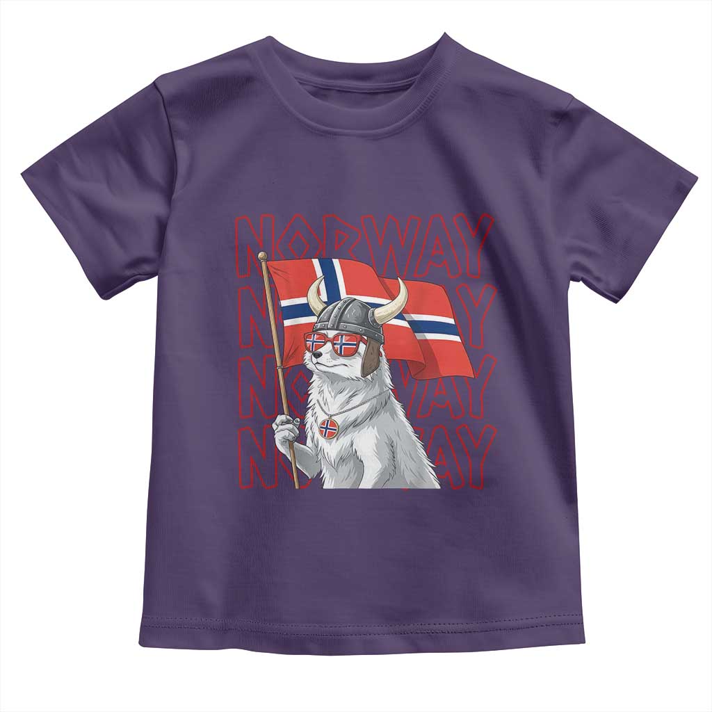 Norwegian Forest Cat Norway Flag Norge Pride Toddler T Shirt