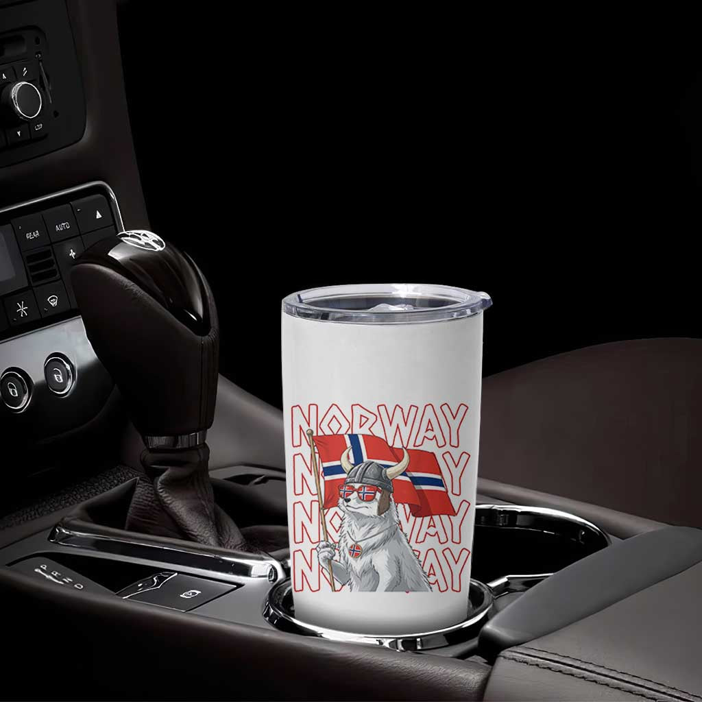 Norwegian Forest Cat Norway Flag Norge Pride Tumbler Cup