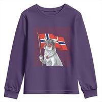 Norwegian Forest Cat Norway Flag Norge Pride Youth Sweatshirt