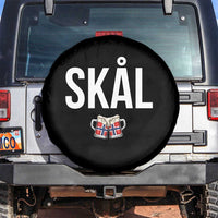 Skål Cheers in Norwegian Norway Spare Tire Cover Funny Drinking Beer Norwegian Scandinavian