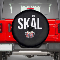Skål Cheers in Norwegian Norway Spare Tire Cover Funny Drinking Beer Norwegian Scandinavian