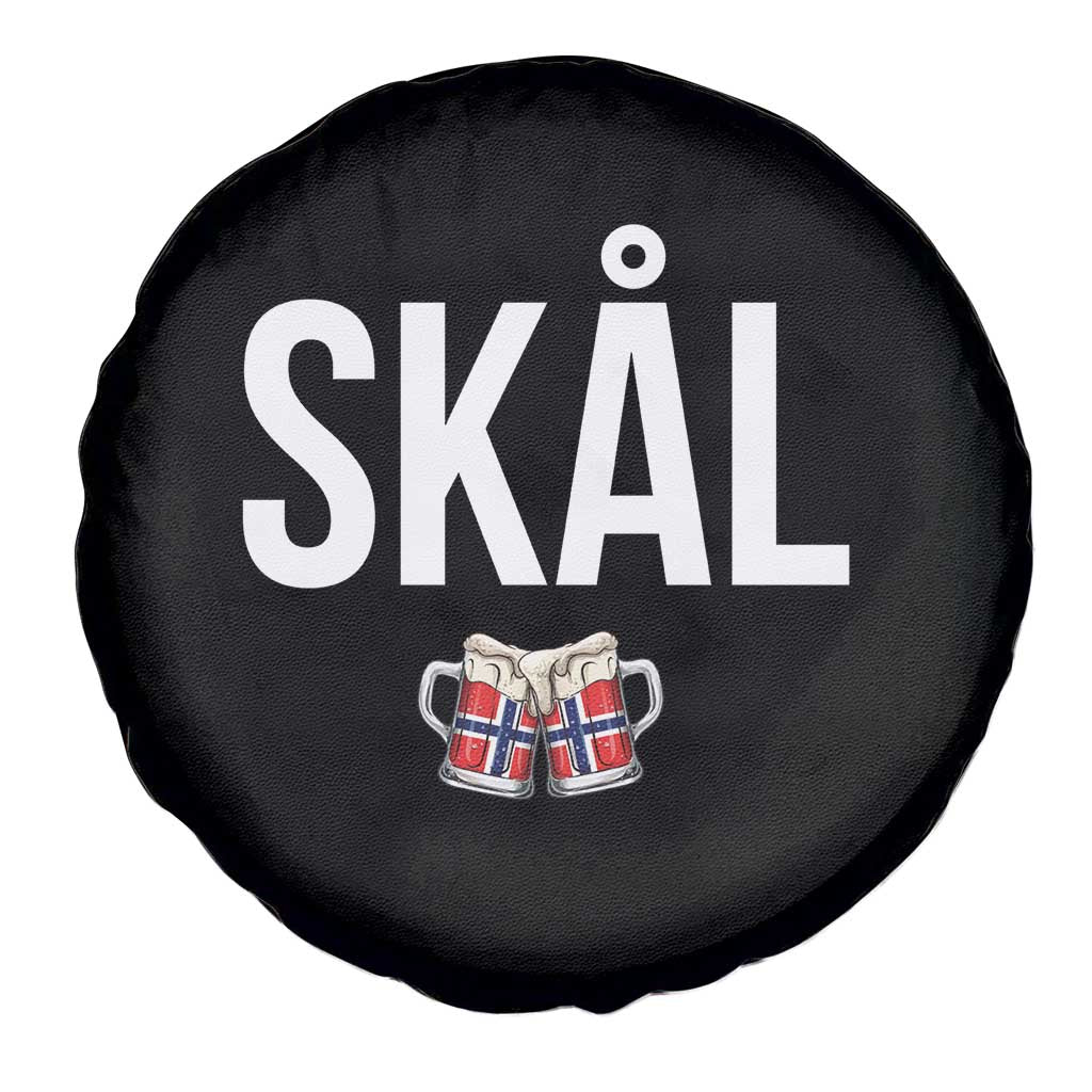 Skål Cheers in Norwegian Norway Spare Tire Cover Funny Drinking Beer Norwegian Scandinavian