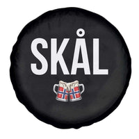Skål Cheers in Norwegian Norway Spare Tire Cover Funny Drinking Beer Norwegian Scandinavian