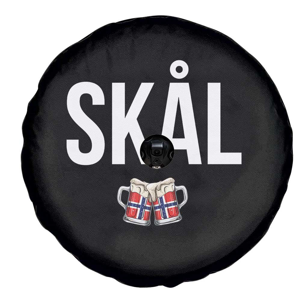 Skål Cheers in Norwegian Norway Spare Tire Cover Funny Drinking Beer Norwegian Scandinavian