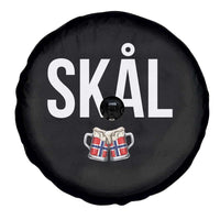 Skål Cheers in Norwegian Norway Spare Tire Cover Funny Drinking Beer Norwegian Scandinavian