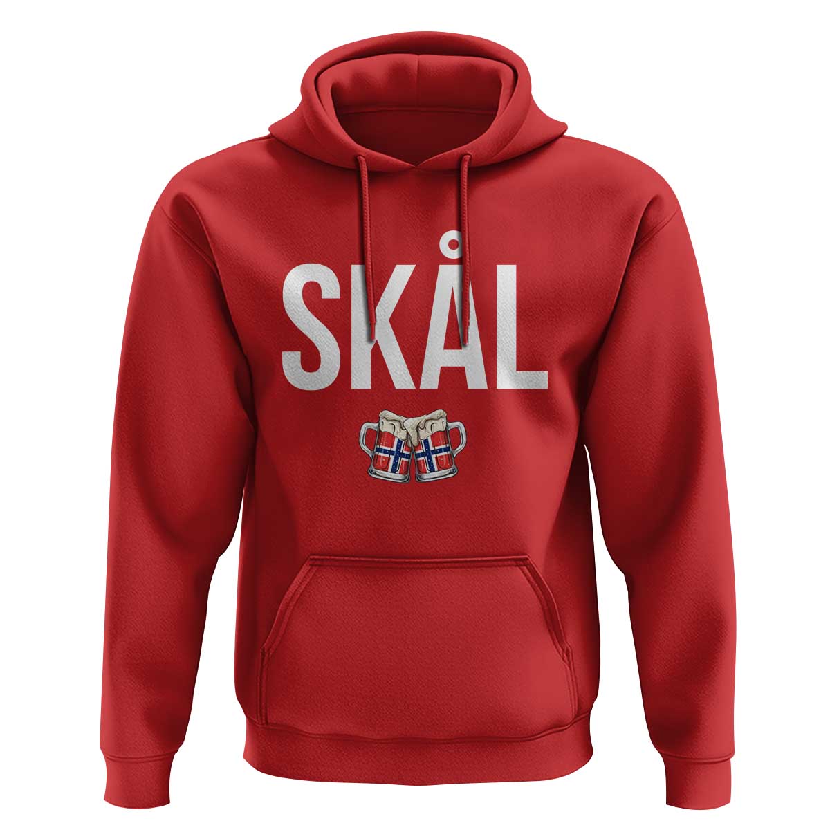 Skål Cheers in Norwegian Norway Hoodie Funny Drinking Beer Norwegian Scandinavian