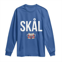 Skål Cheers in Norwegian Norway Long Sleeve Shirt Funny Drinking Beer Norwegian Scandinavian