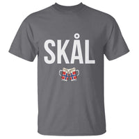 Skål Cheers in Norwegian Norway T Shirt Funny Drinking Beer Norwegian Scandinavian