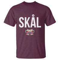 Skål Cheers in Norwegian Norway T Shirt Funny Drinking Beer Norwegian Scandinavian