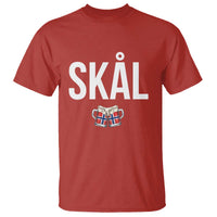 Skål Cheers in Norwegian Norway T Shirt Funny Drinking Beer Norwegian Scandinavian