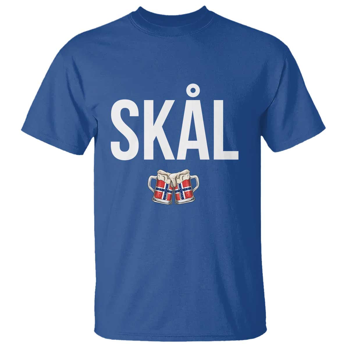 Skål Cheers in Norwegian Norway T Shirt Funny Drinking Beer Norwegian Scandinavian