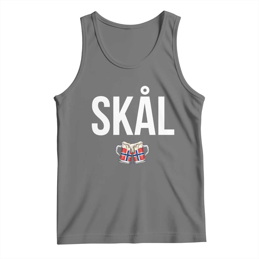Skål Cheers in Norwegian Norway Tank Top Funny Drinking Beer Norwegian Scandinavian