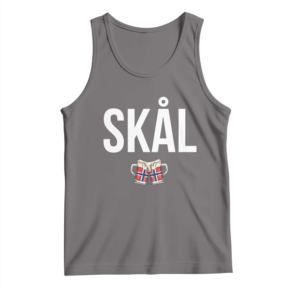 Skål Cheers in Norwegian Norway Tank Top Funny Drinking Beer Norwegian Scandinavian