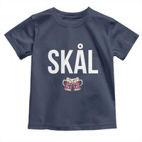 Skål Cheers in Norwegian Norway Toddler T Shirt Funny Drinking Beer Norwegian Scandinavian