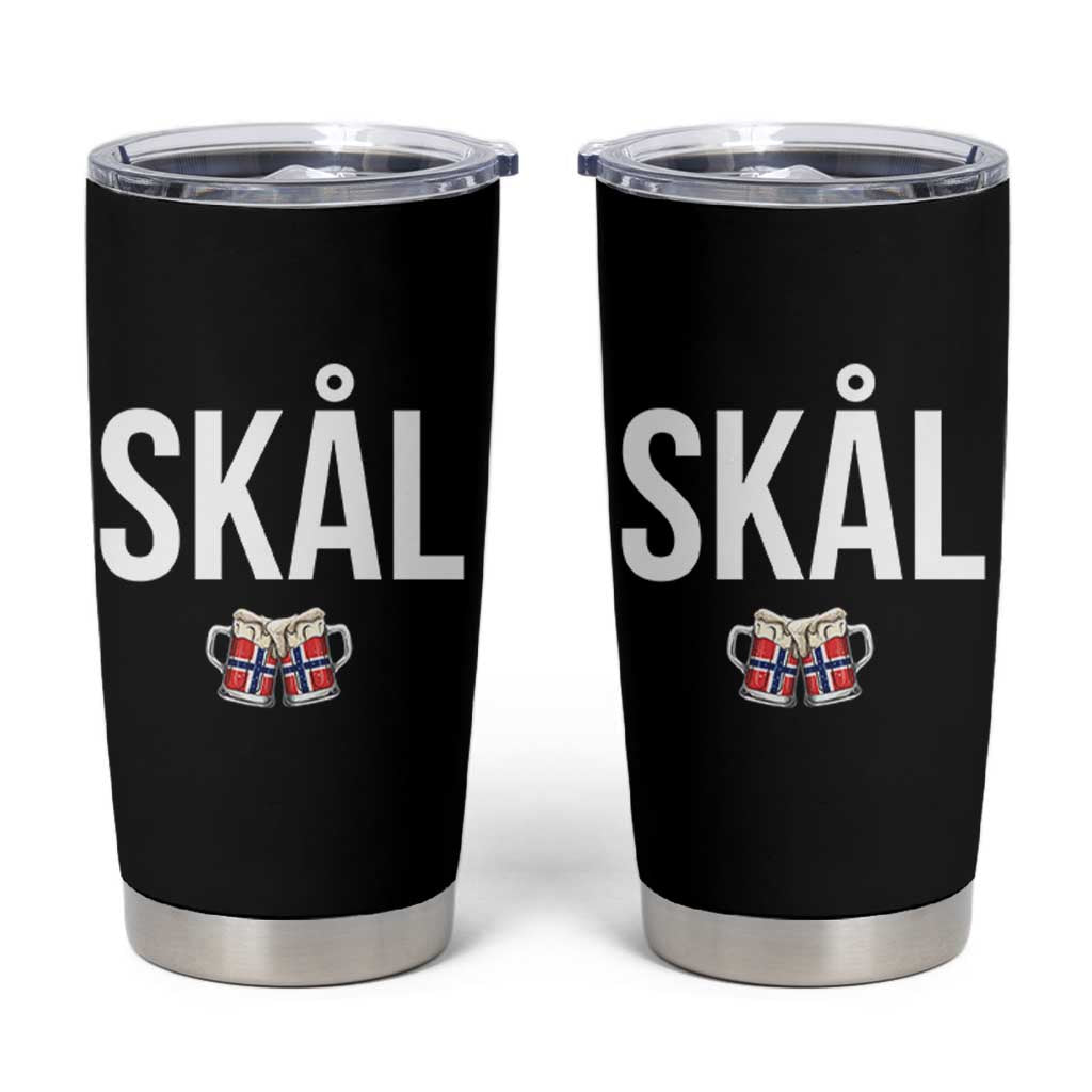 Skål Cheers in Norwegian Norway Tumbler Cup Funny Drinking Beer Norwegian Scandinavian