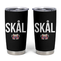 Skål Cheers in Norwegian Norway Tumbler Cup Funny Drinking Beer Norwegian Scandinavian
