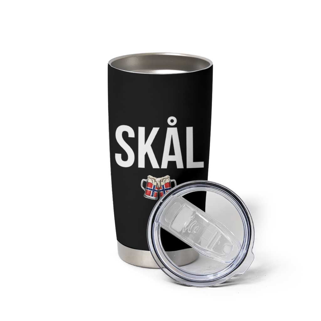 Skål Cheers in Norwegian Norway Tumbler Cup Funny Drinking Beer Norwegian Scandinavian
