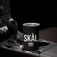 Skål Cheers in Norwegian Norway Tumbler Cup Funny Drinking Beer Norwegian Scandinavian