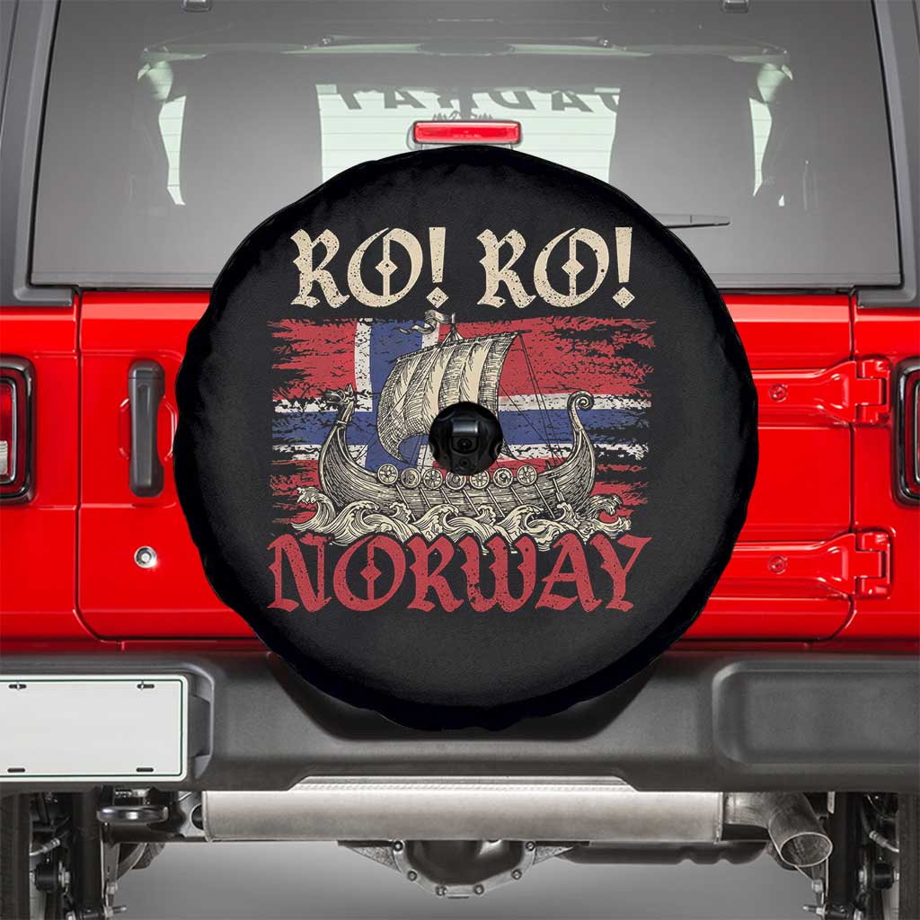 Ro Ro Norwegian Viking Ship Norway Flag Spare Tire Cover