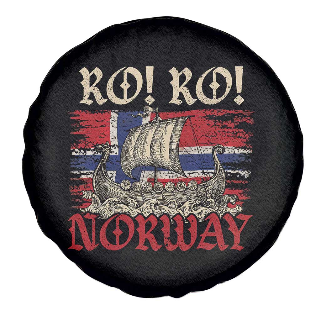 Ro Ro Norwegian Viking Ship Norway Flag Spare Tire Cover