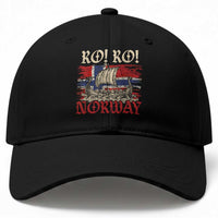 Ro Ro Norwegian Viking Ship Norway Flag Baseball Cap