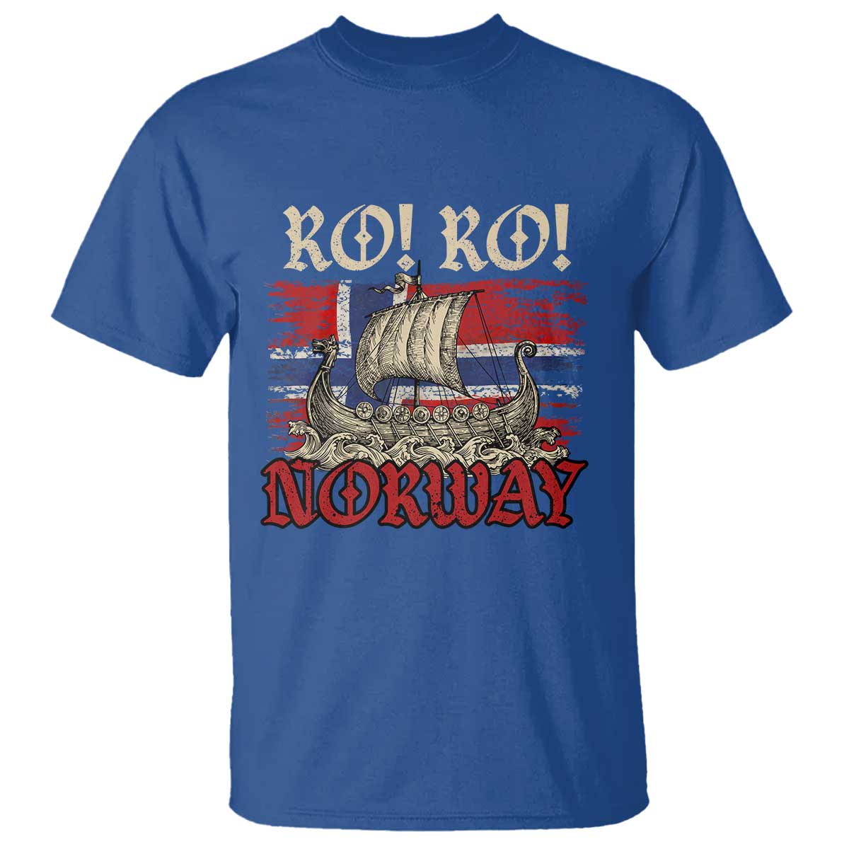 Ro Ro Norwegian Viking Ship Norway Flag T Shirt