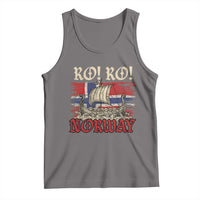 Ro Ro Norwegian Viking Ship Norway Flag Tank Top